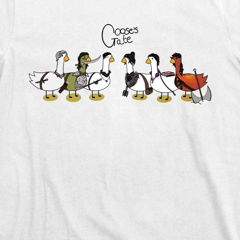 Gooses Gate Astarion Funny Game Lover Gamer Goose T-Shirt