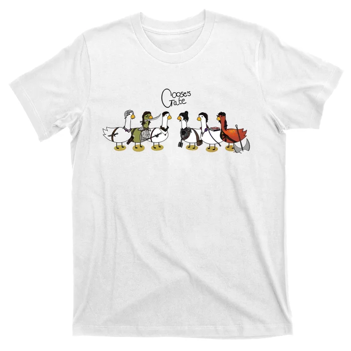 Gooses Gate Astarion Funny Game Lover Gamer Goose T-Shirt