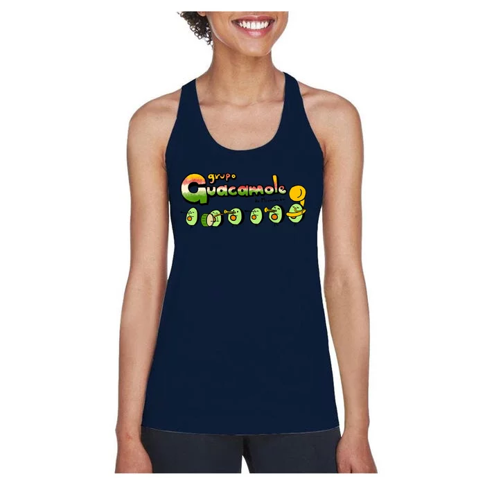 Guacamole Group Avocado Music Group Women's Racerback Tank