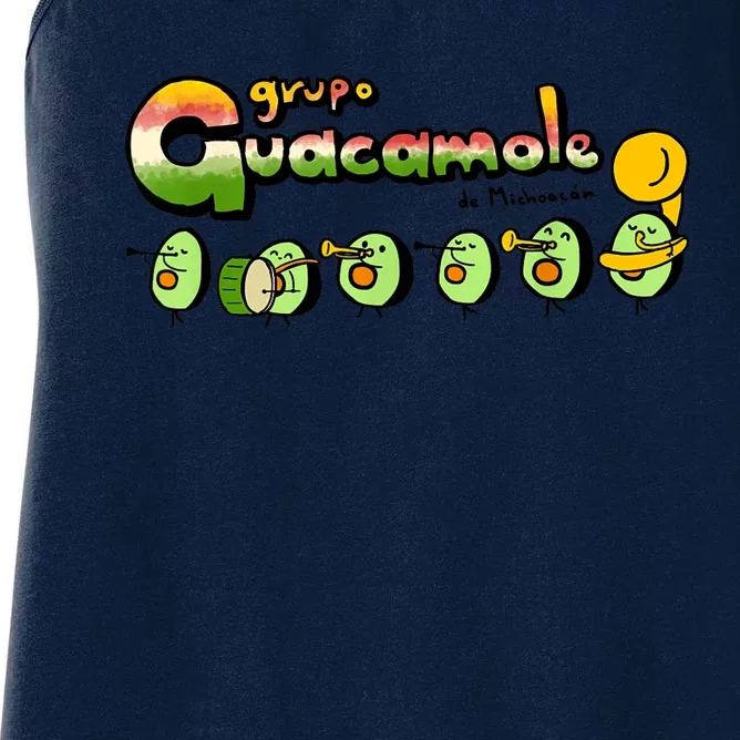 Guacamole Group Avocado Music Group Women's Racerback Tank