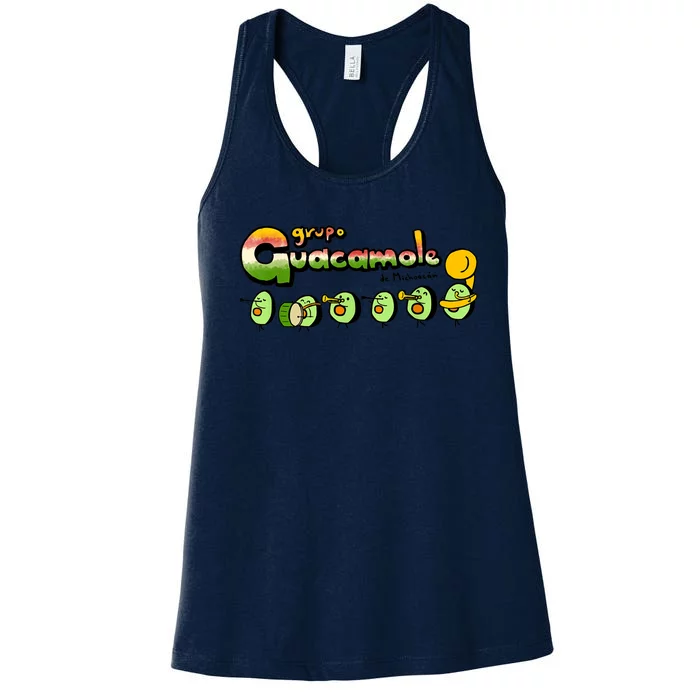 Guacamole Group Avocado Music Group Women's Racerback Tank