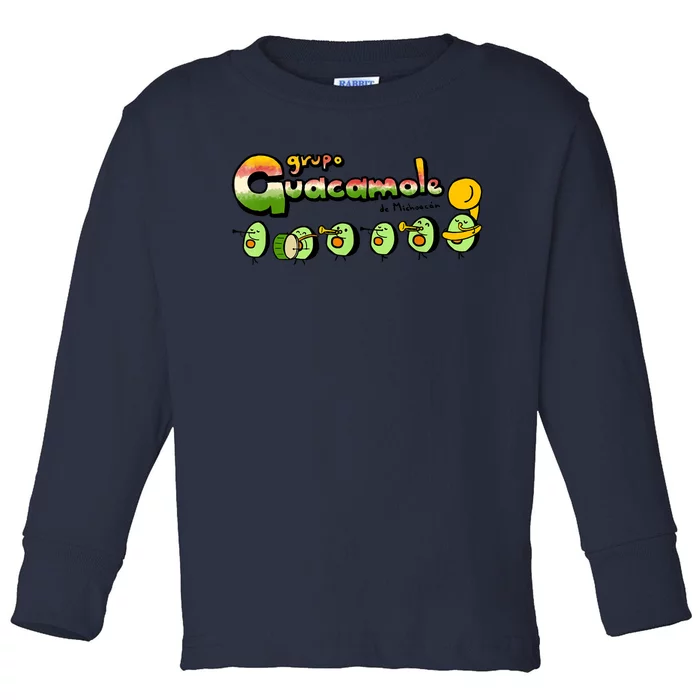 Guacamole Group Avocado Music Group Toddler Long Sleeve Shirt