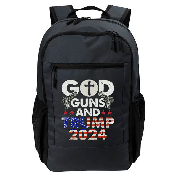 God Guns And Trump 2024 Election Daily Commute Backpack