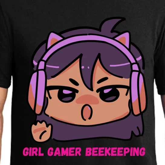 Girl Gamer Beekeeping Gamer Beekeeping Gamer Cool Gift Pajama Set