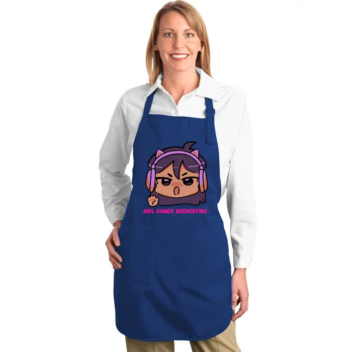 Girl Gamer Beekeeping Gamer Beekeeping Gamer Cool Gift Full-Length Apron With Pocket