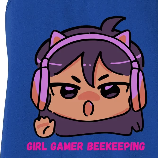 Girl Gamer Beekeeping Gamer Beekeeping Gamer Cool Gift Women's Racerback Tank