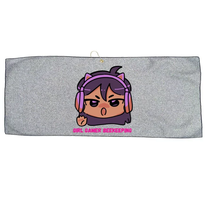 Girl Gamer Beekeeping Gamer Beekeeping Gamer Cool Gift Large Microfiber Waffle Golf Towel