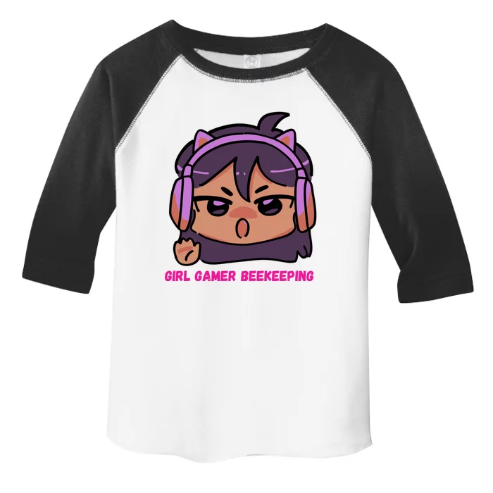 Girl Gamer Beekeeping Gamer Beekeeping Gamer Cool Gift Toddler Fine Jersey T-Shirt