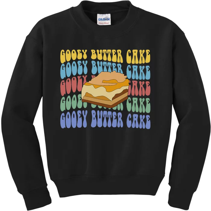 groovy Gooey Butter Cake St. Louis Food Cuisine Kids Sweatshirt