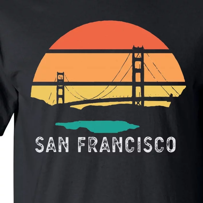 Golden Gate Bridge San Francisco City Tall T-Shirt