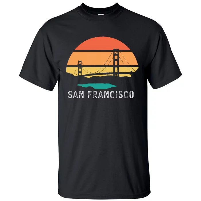 Golden Gate Bridge San Francisco City Tall T-Shirt