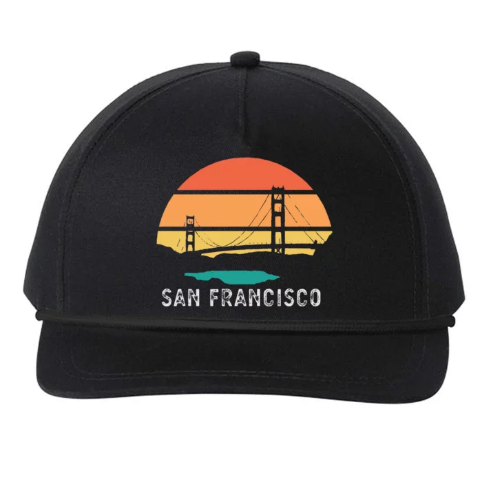 Golden Gate Bridge San Francisco City Snapback Five-Panel Rope Hat