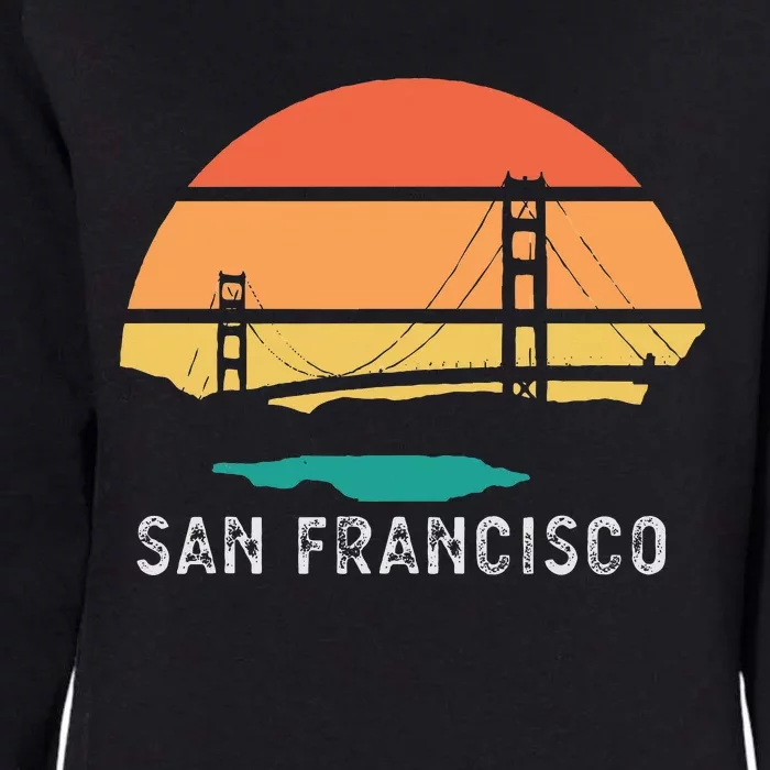 Golden Gate Bridge San Francisco City Womens California Wash Sweatshirt