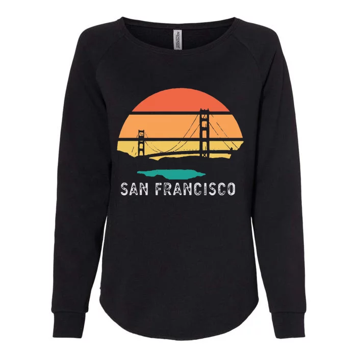 Golden Gate Bridge San Francisco City Womens California Wash Sweatshirt