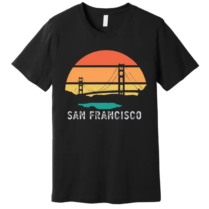 Golden Gate Bridge San Francisco City Premium T-Shirt