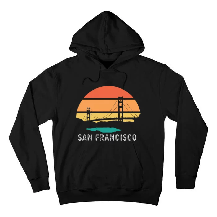 Golden Gate Bridge San Francisco City Tall Hoodie