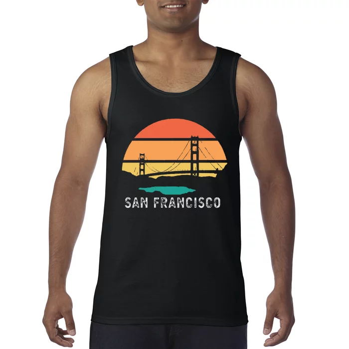 Golden Gate Bridge San Francisco City Tank Top