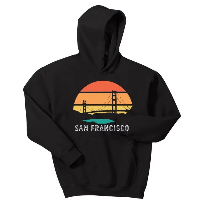 Golden Gate Bridge San Francisco City Kids Hoodie