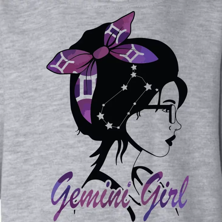 Gemini Girl Birthday Gemini Woman Zodiac Sign Toddler Hoodie