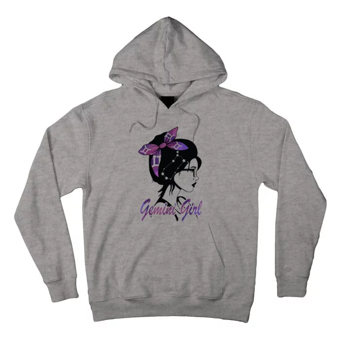 Gemini Girl Birthday Gemini Woman Zodiac Sign Tall Hoodie