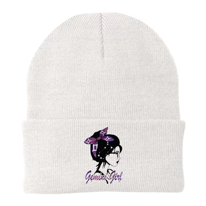 Gemini Girl Birthday Gemini Woman Zodiac Sign Knit Cap Winter Beanie