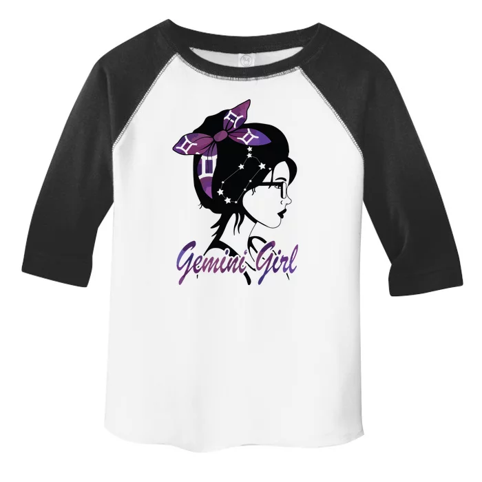 Gemini Girl Birthday Gemini Woman Zodiac Sign Toddler Fine Jersey T-Shirt