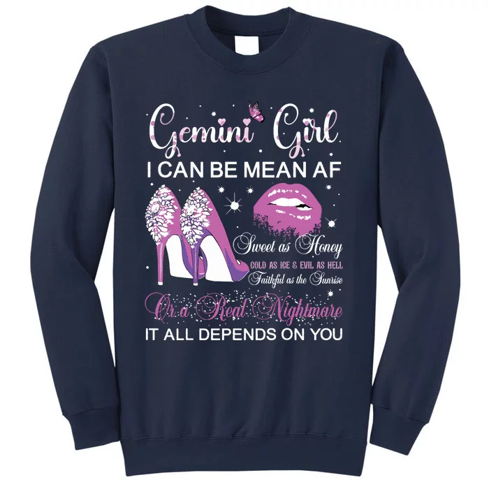 Gemini Girl Birthday Party Horoscope Zodiac Women Girl Sweatshirt