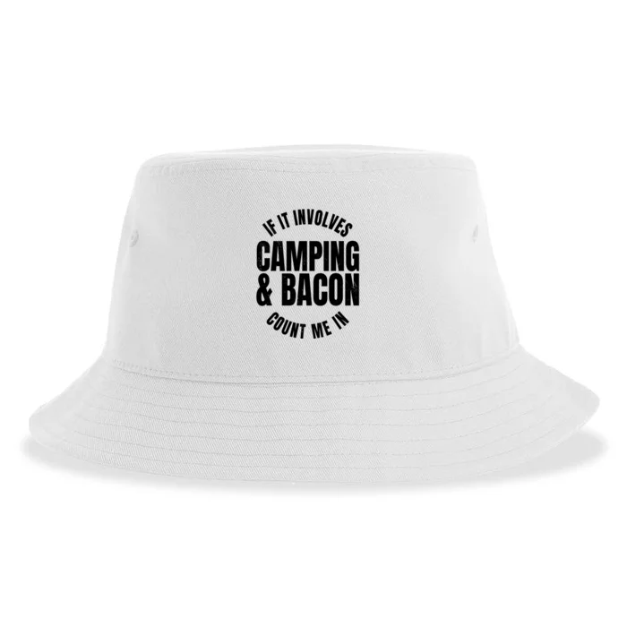 Glamping Glamper Boujee Tents Camper Camping And Bacon Sustainable Bucket Hat