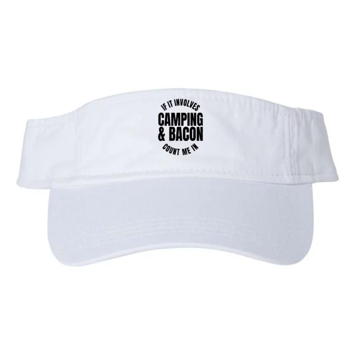 Glamping Glamper Boujee Tents Camper Camping And Bacon Valucap Bio-Washed Visor