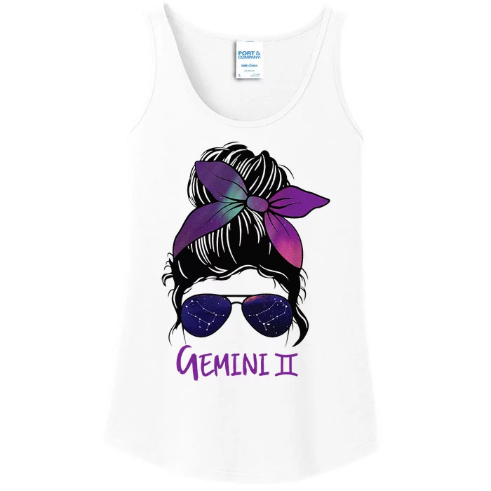 Gemini Girl Birthday Gemini Woman Zodiac Constellation Ladies Essential Tank