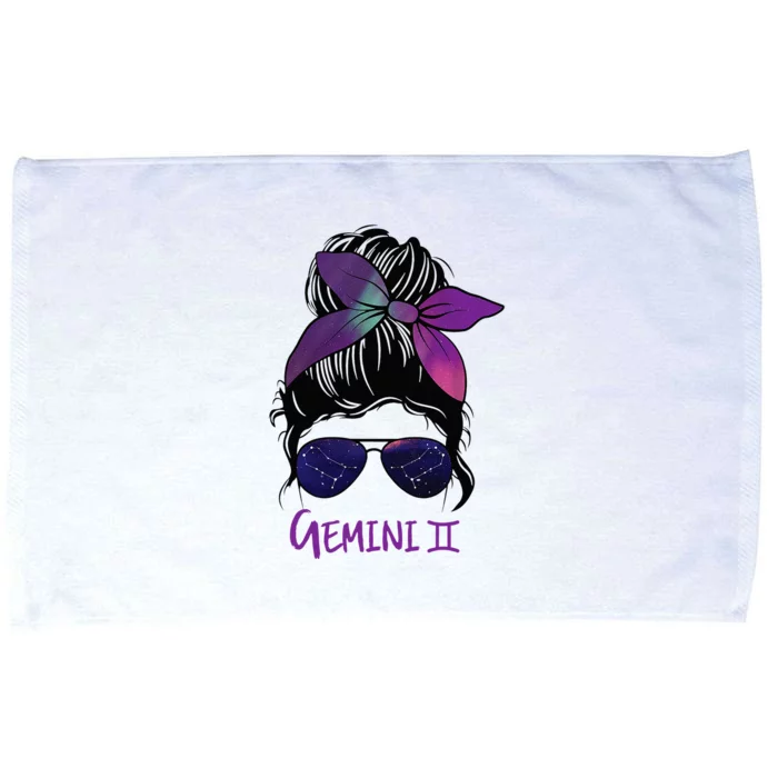 Gemini Girl Birthday Gemini Woman Zodiac Constellation Microfiber Hand Towel