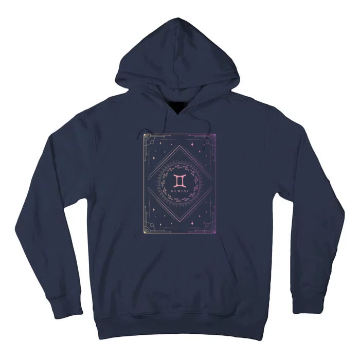 Girl Gemini Birthday Present Women Zodiac Sign Gemini Tall Hoodie