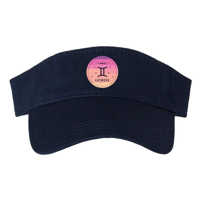 Girl Gemini Birthday Present Women Zodiac Sign Gemini Valucap Bio-Washed Visor