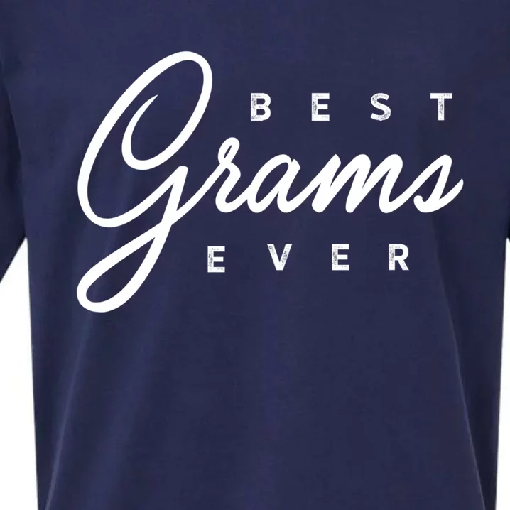 Grams Gift: Best Grams Ever Cool Gift Sueded Cloud Jersey T-Shirt