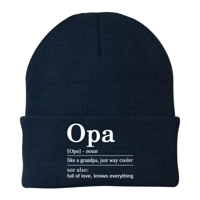 German Grandpa Best Opa For Your German Grandfather Knit Cap Winter Beanie