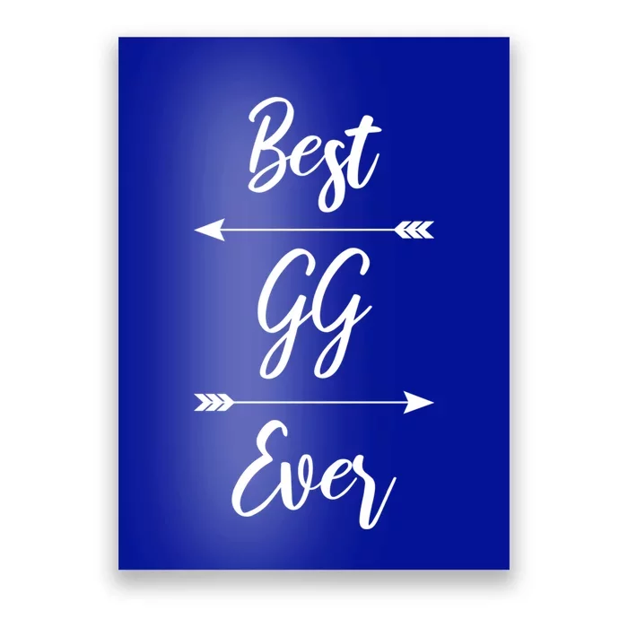 Gg Gift: Best Gg Ever Meaningful Gift Poster