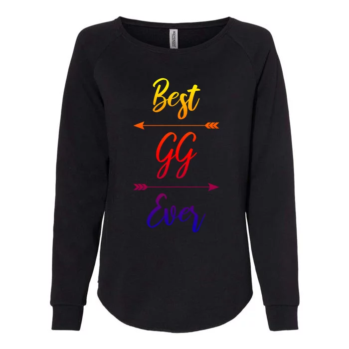 Gg Gift: Best Gg Ever Gift Womens California Wash Sweatshirt