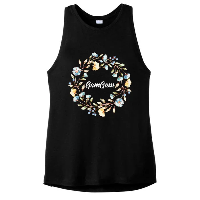 Gam Gam Cool Grandma Mother's Day Women's Gift Ladies Tri-Blend Wicking Tank