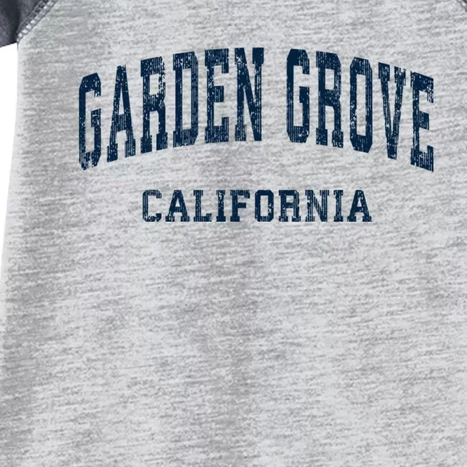 Garden Grove California Ca Vintage Varsity Sports Infant Baby Jersey Bodysuit