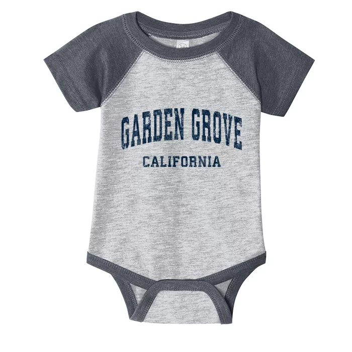 Garden Grove California Ca Vintage Varsity Sports Infant Baby Jersey Bodysuit