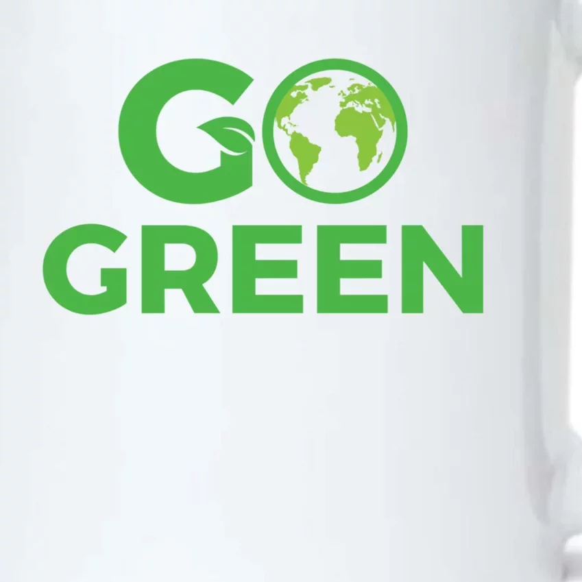 Go Green Conservation Planet Protector Saving Environts Great Gift Black Color Changing Mug