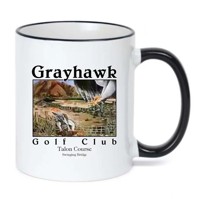 Grayhawk Golf Club Talon Course Swinging Bridge Black Color Changing Mug