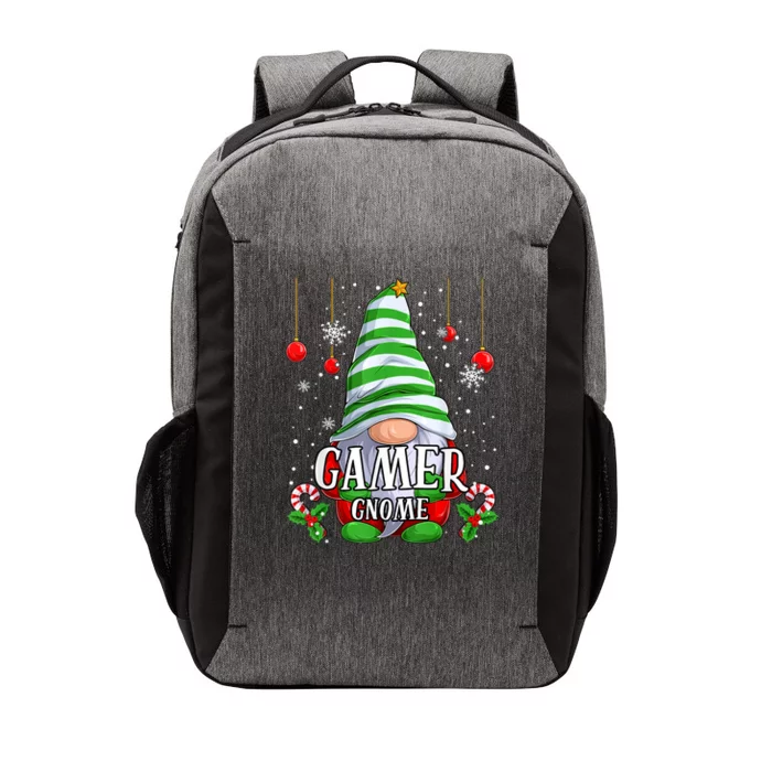 Gamer Gnome Christmas Pajamas Matching Family Group Vector Backpack