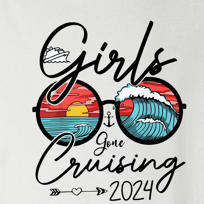 Girl Gone Cruising 2024 Ship Vacation Matching Toddler Long Sleeve Shirt