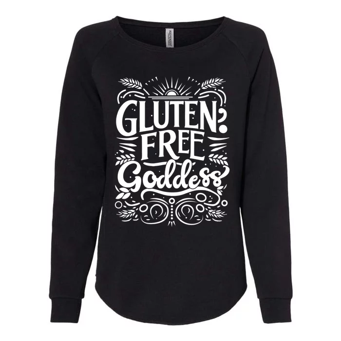 Glutenfree Goddess Celiac Awareness And Healthy Living Funny Gift Womens California Wash Sweatshirt