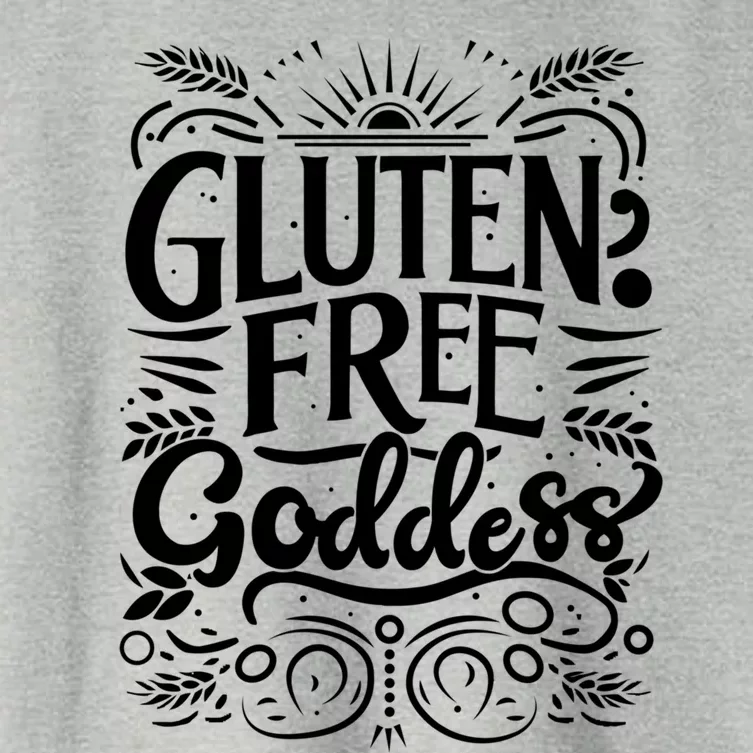 Glutenfree Goddess Celiac Awareness And Healthy Living Funny Gift Women's Crop Top Tee