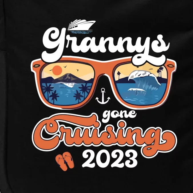 Grannys Gone Cruising Family Cruise Squad Vacation Quote Cool Gift Impact Tech Backpack