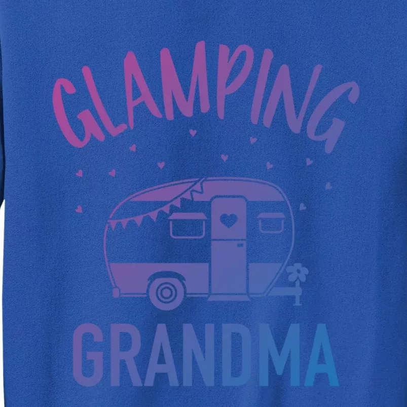 Glamping Grandma Camping Caravan Trailer Great Gift Sweatshirt