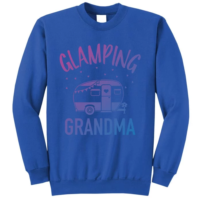 Glamping Grandma Camping Caravan Trailer Great Gift Sweatshirt