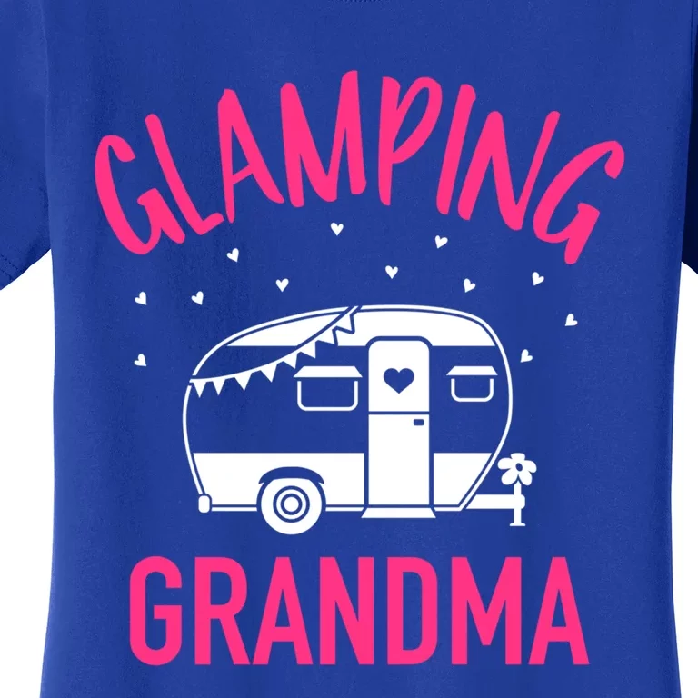 Glamping Grandma Camping Caravan Trailer Gift Women's T-Shirt